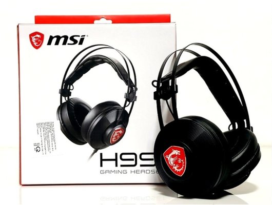 Игровые наушники проводные MSI Gaming Headset H991 (S37-21000A1-V33)